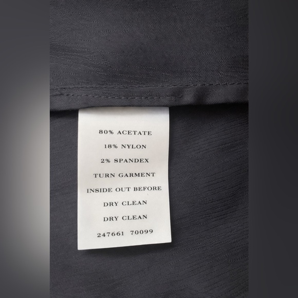 ANN TAYLOR Black Damask Jacquard Wrap Belted Blouse Jacket Size 10 NWT - Picture 6 of 6